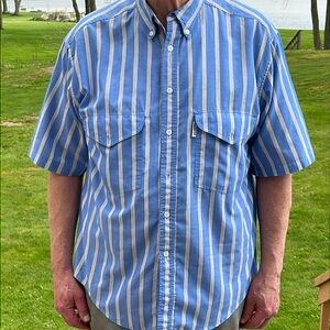 Levi’s casual striped short sleeve shirt L